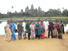  Mr Pachiappan Munusamy and his group at SiemReap