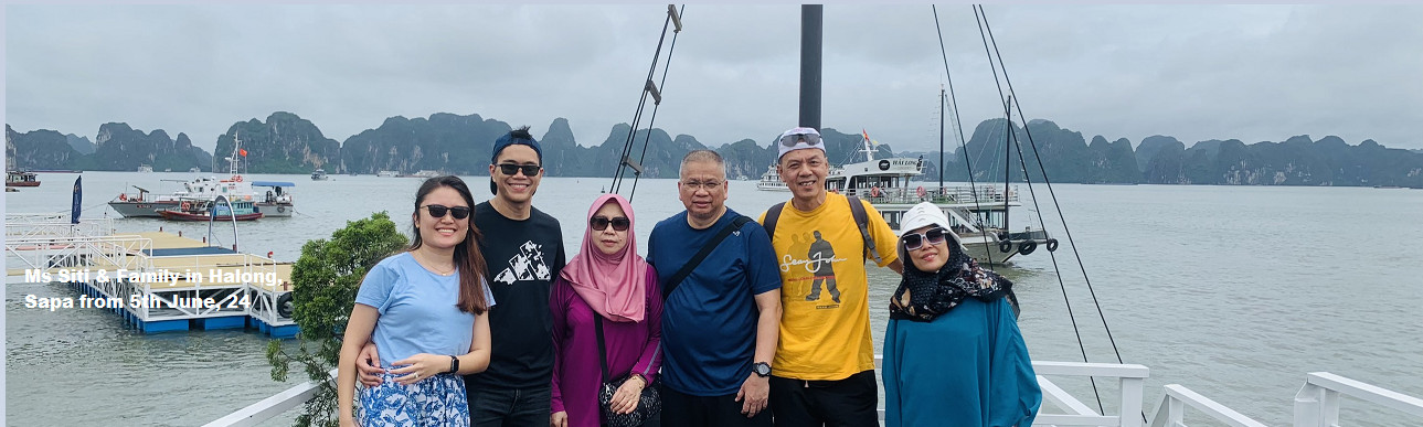 Ms Siti & family
