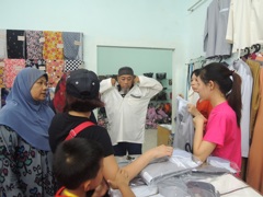 Shopping at Hochiminh