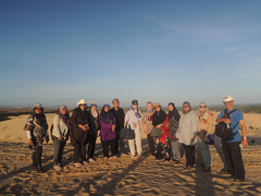 Ms. Afifah and friends visit Mui Ne sandy
